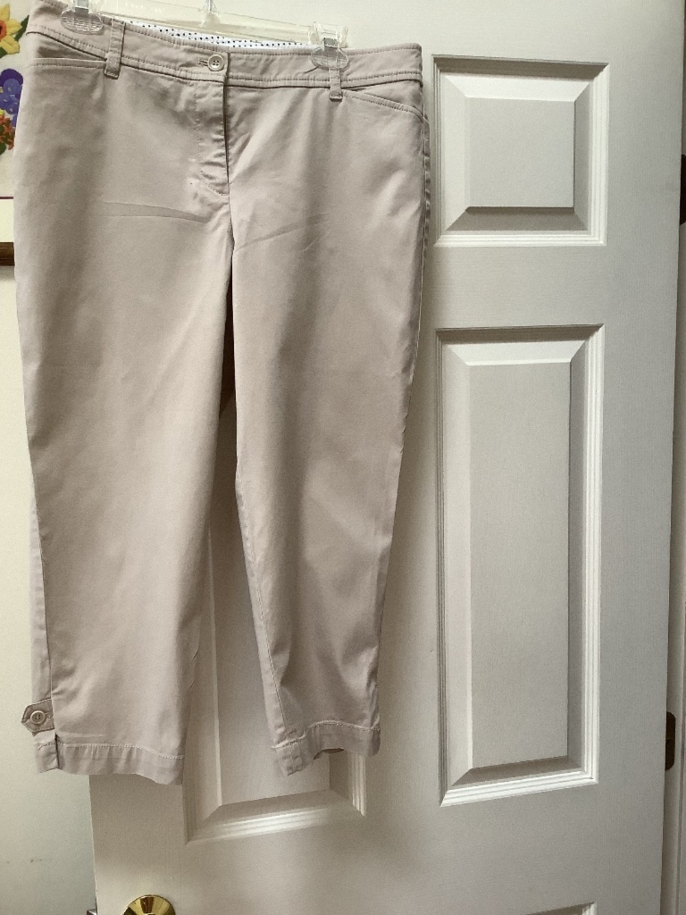 Talbots beige crop pant. Size 10P